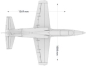 Preview: KAVAN L-39 Skyfox 1088mm - Grau
