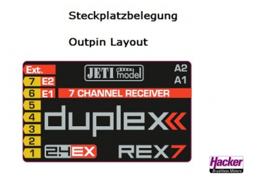 DUPLEX 2.4EX Empfänger REX 7 A40