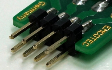 Tragflächensteckverbinder 8polig mit Stiftleiste, Stecker & Buchse
