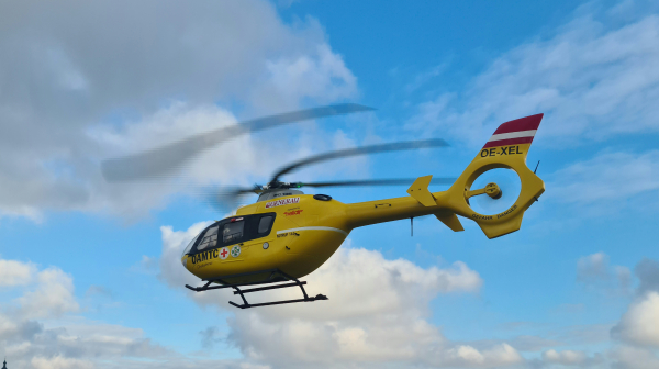 FlishRC Hubschrauber EC-135 500 Gelb-2 GPS 1000mm RTF