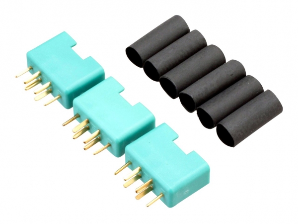 Multiplex MPX-Stecker M6 (grün) 3St.