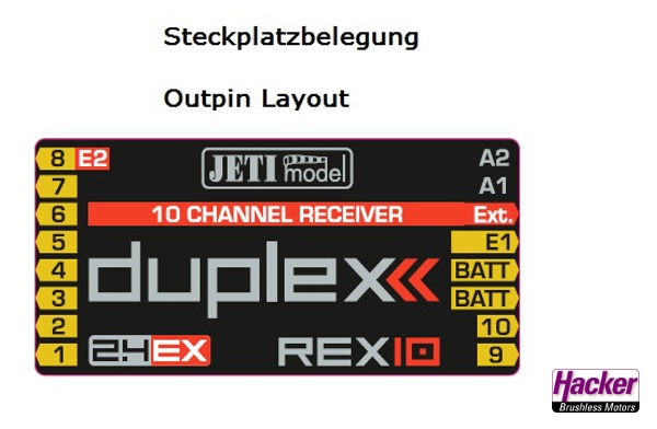 DUPLEX 2.4EX Empfänger REX 10