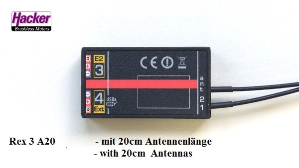 DUPLEX 2.4EX Empfänger REX 3 A20