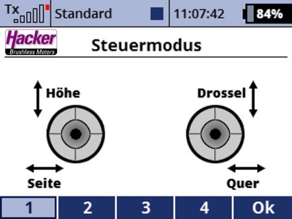 Modewechsel für Duplex-Sender - Service