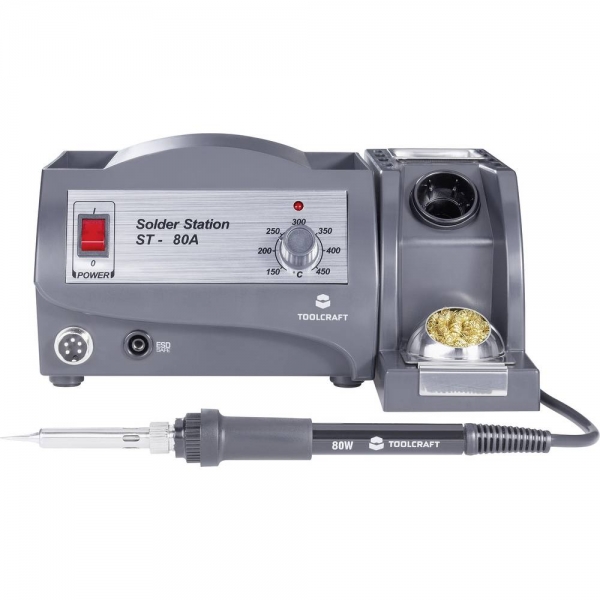 TOOLCRAFT ST-80A Lötstation analog 80 W +150 bis +450 °C