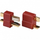 GOLDKONTAKT T-STECKER UND BUCHSE 1PAAR (T-STECKSYSTEM)
