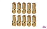Goldstecker 5,5mm Goldkontaktstecker 5,5mm